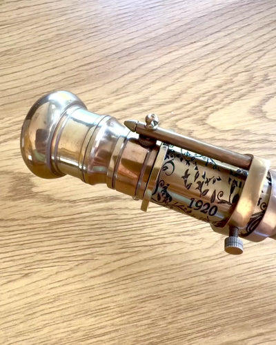 Navigator's Cane 2.0 with a compass and hidden telescope, customizable with engraving for a gift