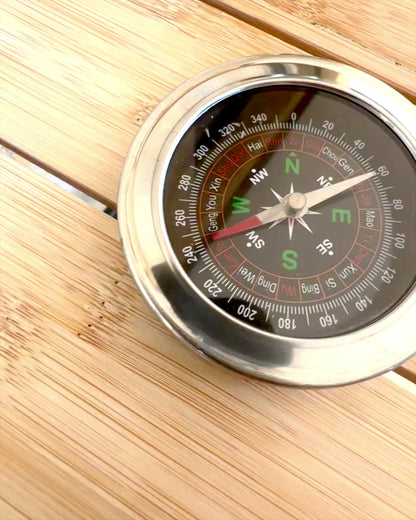 Feng Shui Compass – Steel Precision, personalized engraving for a gift