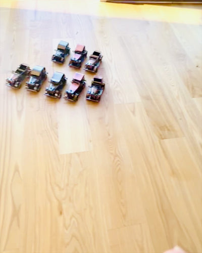 Retro Classic Car, Iron Car - "Vintage Drive" Collection, Car Model, Personalized with Engraving for a Gift