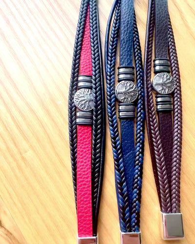 "Tree of Life" Bracelet with Personalization Option for Gift, 3 Color Variants