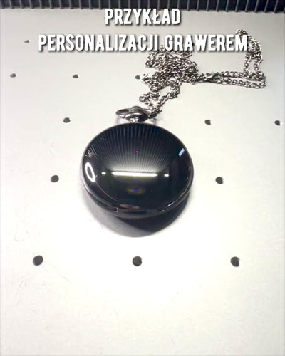 Kabatas pulksteņa stila kompass "Navigator" - Tumša metāla krāsa