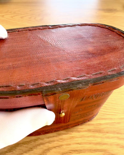 Binoculars with leather case Victorian's Eye, 11 cm Brass, Hand-decorated, personalization with engraving for a gift