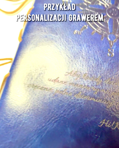 Vintage Sailing Notebook A6 or A7 size - with Compass Motif and Bearing Pages - Available in Various Color Variants, Engraving Option Available