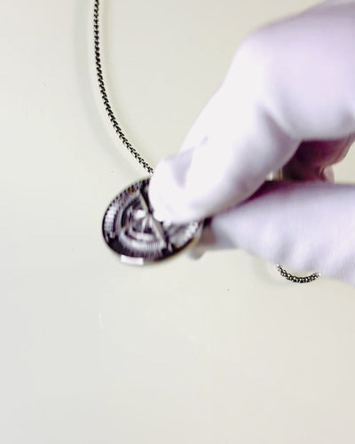 Ogrlica s kompasom – Kovani nakit od nehrđajućeg čelika za muškarce i žene u dvije boje, s gravurom