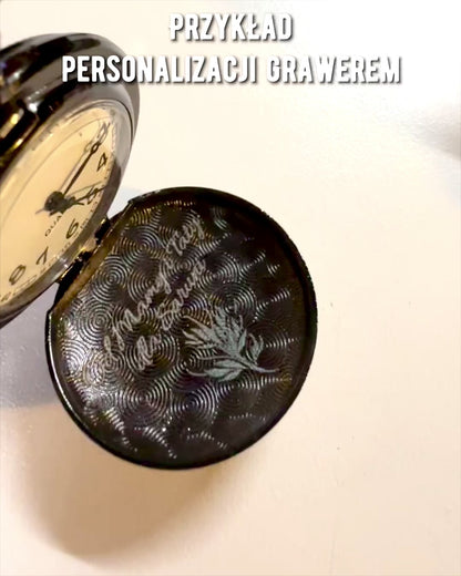 Relógio de Bolso "Gwiezdna Kotka" com Opção de Gravação, 2 variantes de cores à escolha