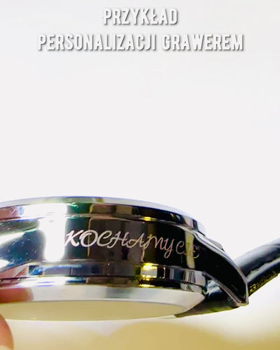 Elegant Men's Watch KIMSDUN Prestige Transparent Mechanism and Sporty Elegance, customizable with engraving