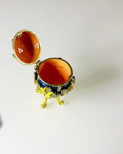 Jewelry Box 'Imperial Egg' Faberge – Vintage Style, Decorative Accessory Container