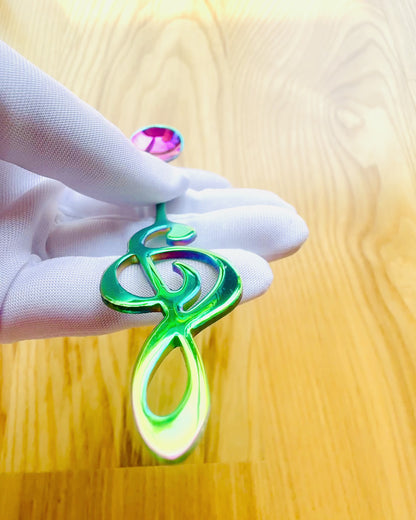 Elegantna žličica s violinskim ključem – Personalizirano za poklon, 2 dostupne varijante boja