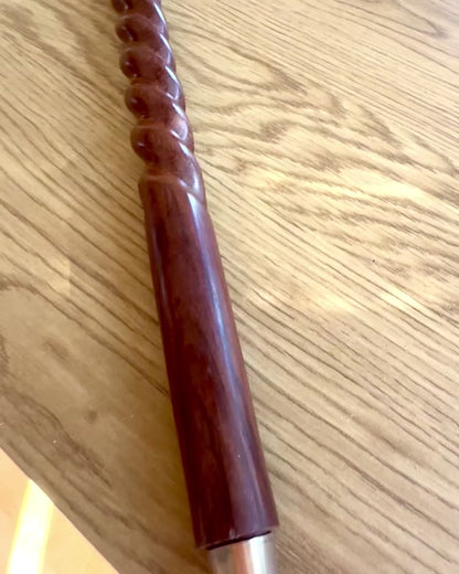 Bastón de paseo - WIKING con cabeza en forma de martillo de guerra, posibilidad de personalización con grabado para regalo