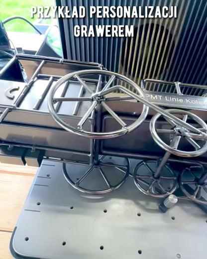 Lokomotiva ze železa „Retro Express“ – dekorace, model, ručně vyrobená s možností gravírování