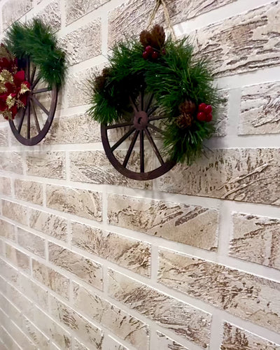 Набір Декоративних 3 x Святкових Кіл "Весела Зірка" - можливість персоналізації гравіюванням на подарунок