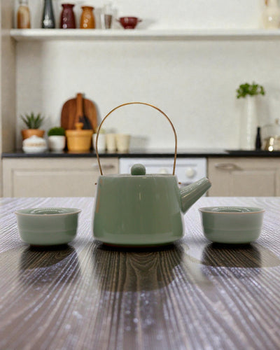 Jade Harmony – Light Green Tea Set