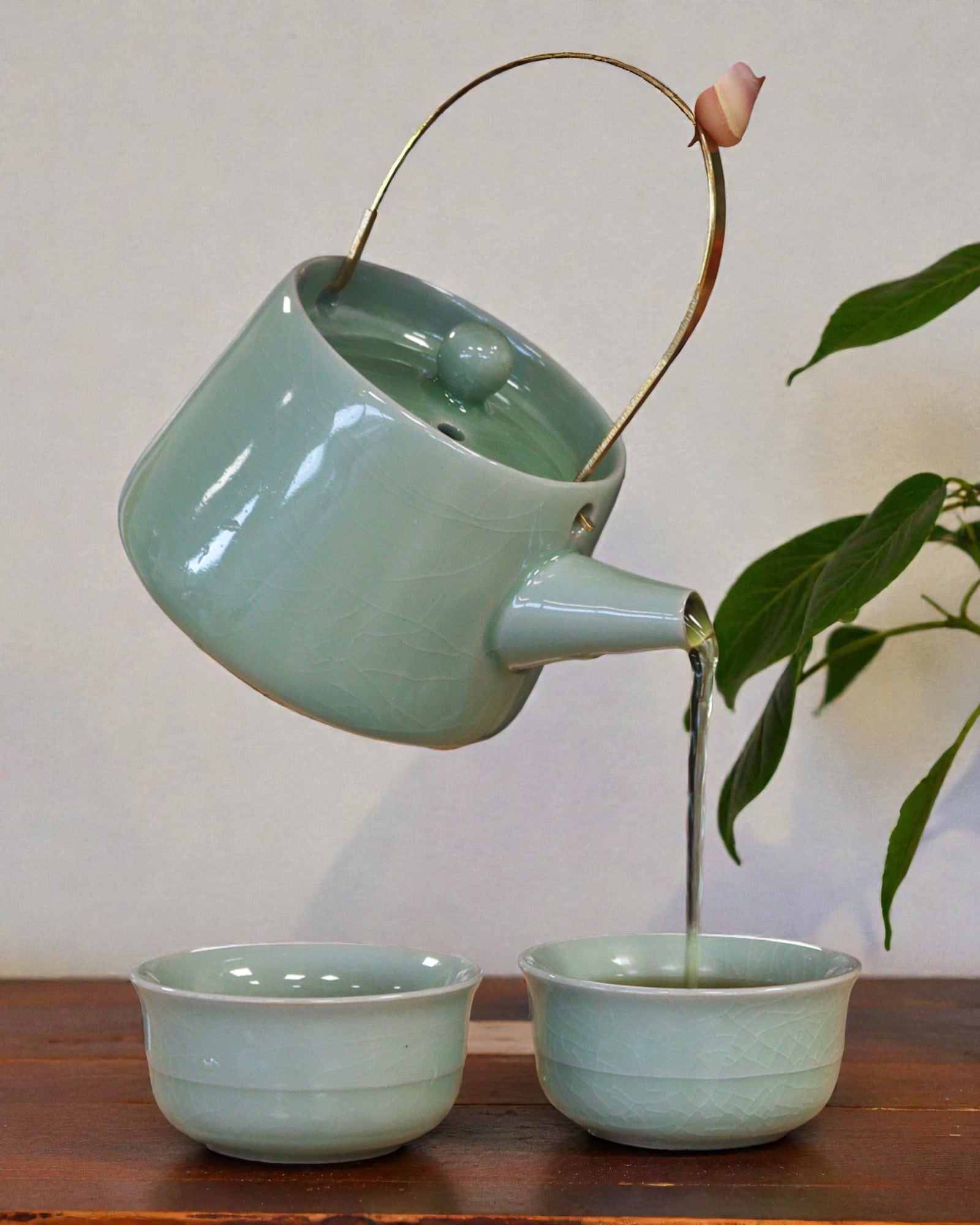 Jade Harmony – Light Green Tea Set