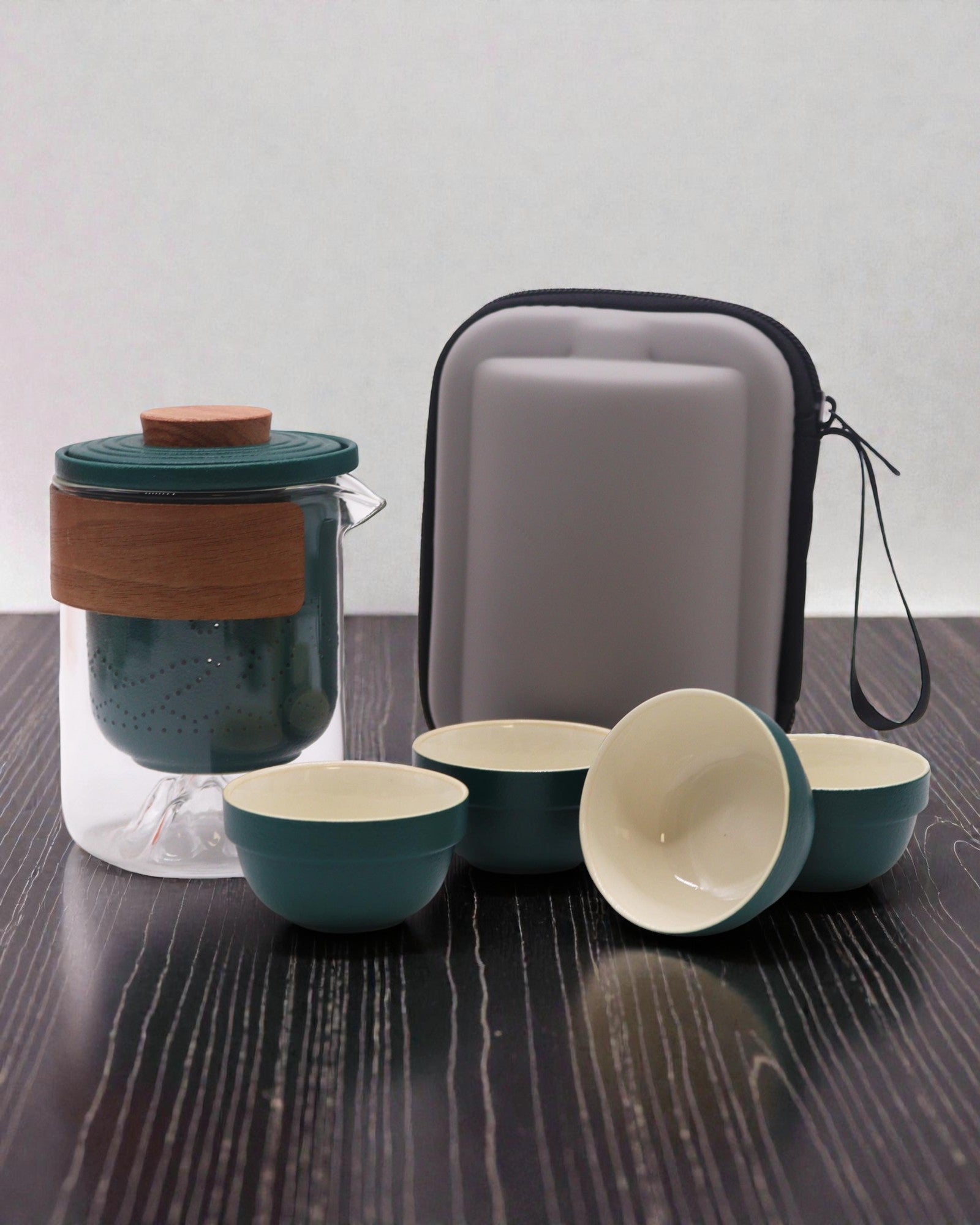 Гірська Експедиція — туристичний чайний набір із 4 філіжанками