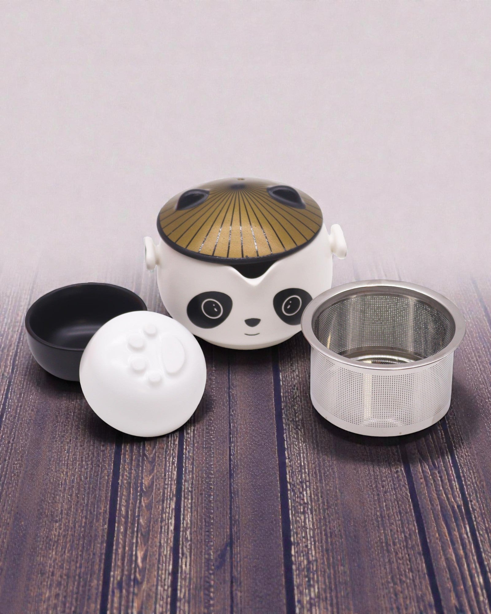Panda – Travel Tea Set with Lid and 2 Cups