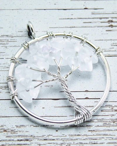 Tree of Life Necklace Pure Energy – Rock Crystal