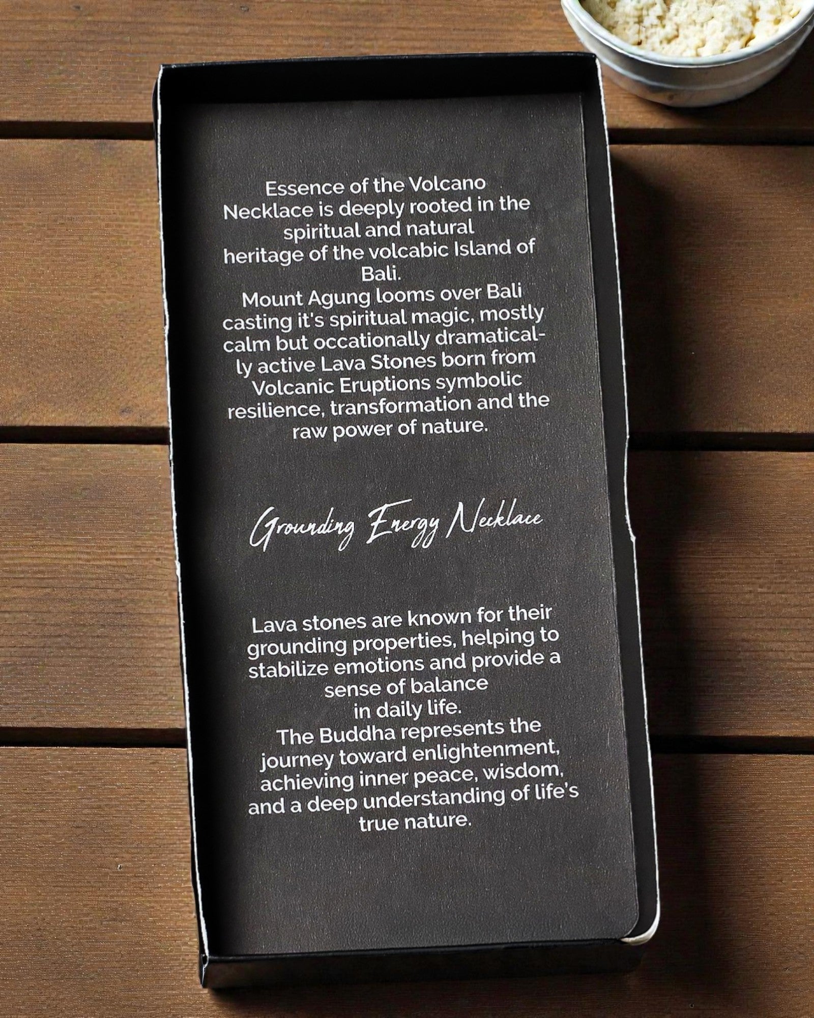 Náhrdelník Esence sopky – uzemňující energie