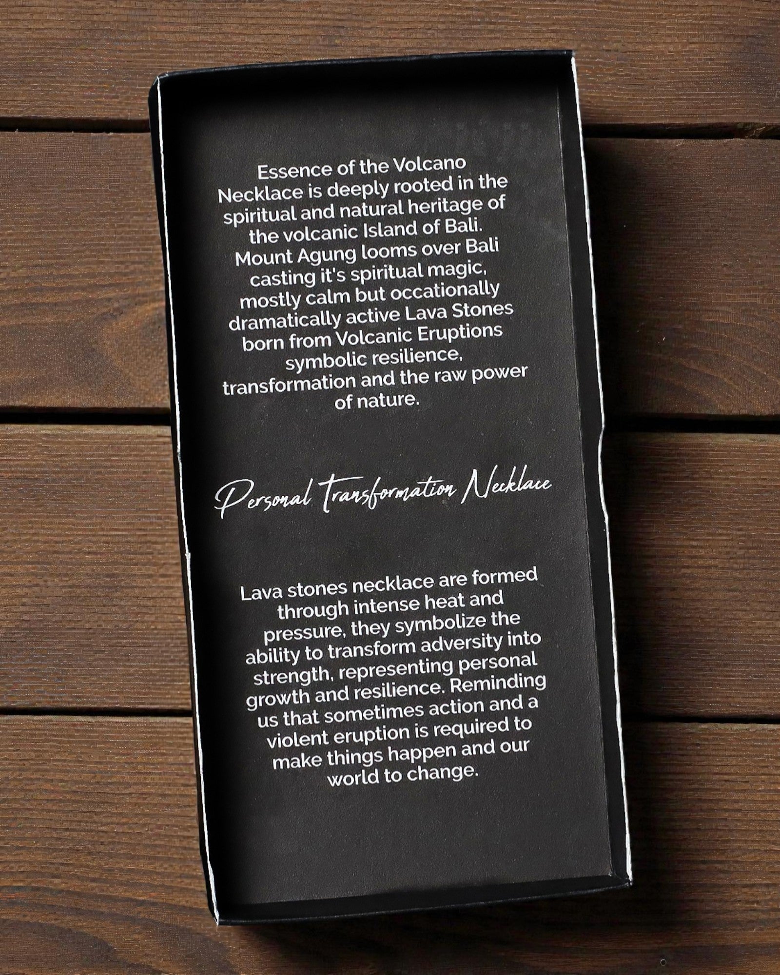 Colar Essência do Vulcão – Transformação Pessoal