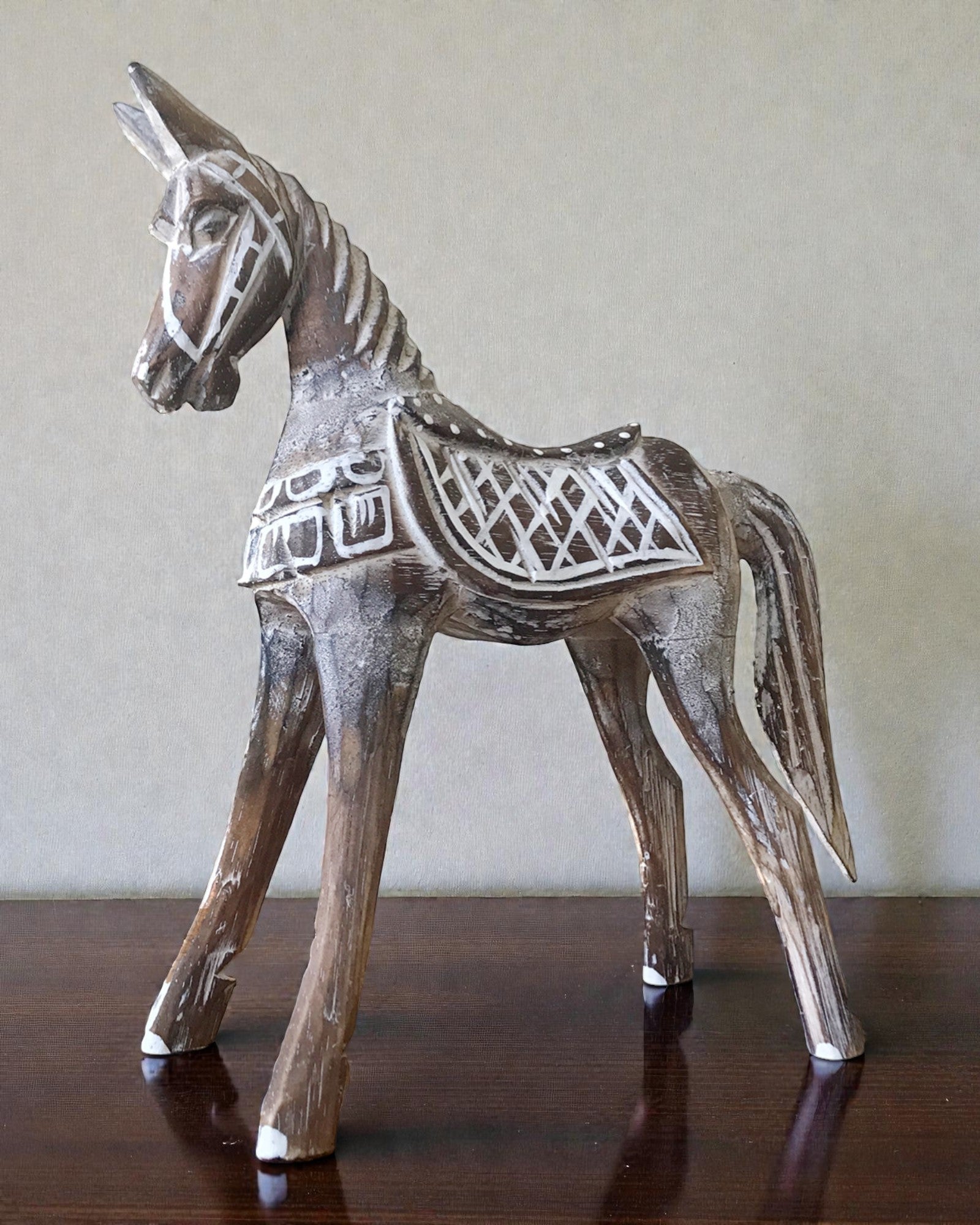 Medium Antique Horse 25 cm – Classic Oriental Sculpture