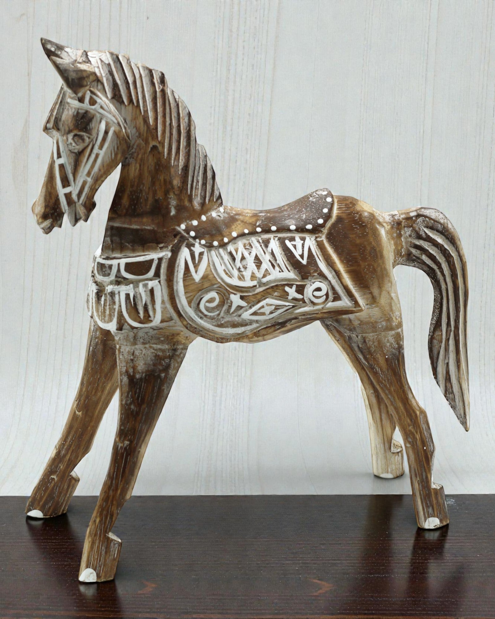 Medium Antique Horse 25 cm – Classic Oriental Sculpture