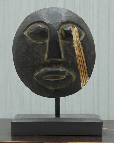 Timorese Ancestor Guardian Mask 27x20 cm – Black