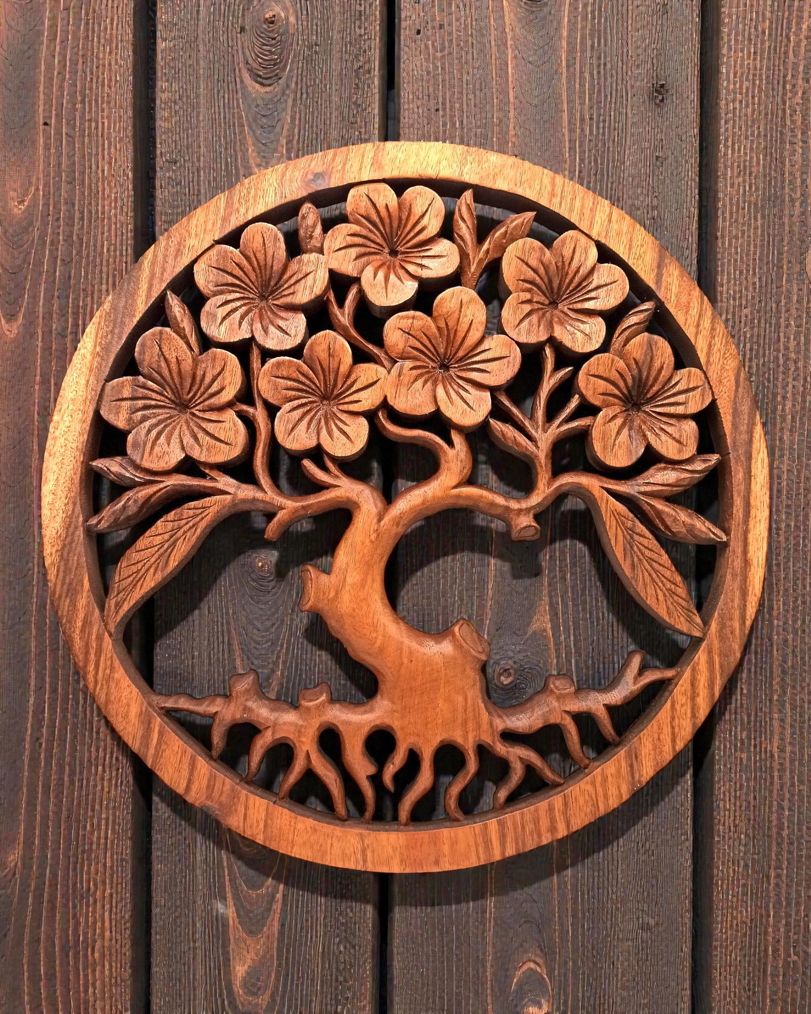 Decorative Wall Panel – Tree of Life Plumeria 40 cm – MICHAELSERGE
